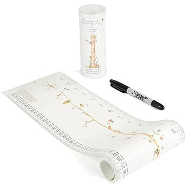 Choice of 10 Designs TALLTAPE a Memento for Life Roll-up Height Chart Plus 1 Sharpie Marker Pen to Measure Children from Birth Talltape, Tree of Life Portable 